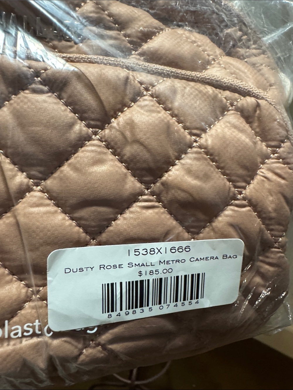 MZ Wallace Dusty Rose Quilted Mini Crossbody - NWT - Picture 2 of 6